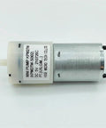 Side view of Go To Mini 370 DC Air Pump For 5V And 6V Micro Oxygen Booster Inflator Aquarium Fish Tank Aeration Monitor DIY Kit