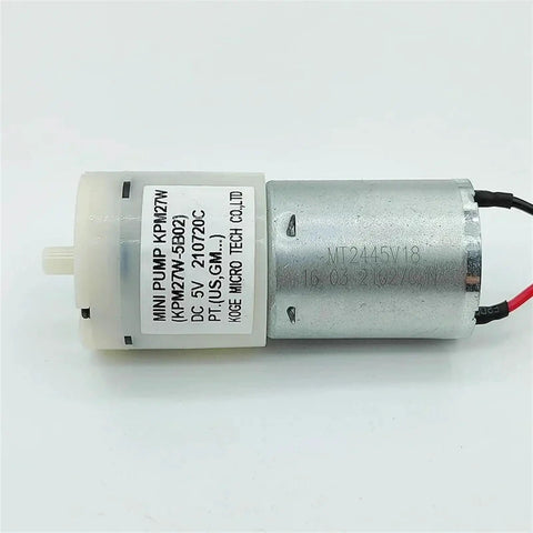 Side view of Go To Mini 370 DC Air Pump For 5V And 6V Micro Oxygen Booster Inflator Aquarium Fish Tank Aeration Monitor DIY Kit