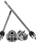Front CV Axle And Wheel Bearing Hub Kit For 1999 2000 2001 2002 2003 2004 Jeep Grand Cherokee 4 Wheel Drive Replacement Assembly