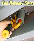 Slick Paint Roller Edger Brush Cuts In Like A Pro Skip The Tape Roll Crisp Straight Lines for narrow spaces with microfiber roller.