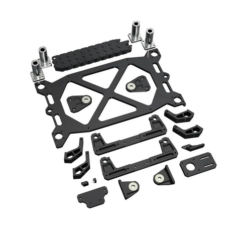 Heavy Duty Z Axis Bracket Kit For 3D Printer Mods CNC machined aluminum components showing mounts and stabilizers.