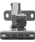 180 Degree Concealed Stainless Steel Door Hinge Beefy Heavy Duty Thick Material Supports Up To 70kg Silver Finish Front View