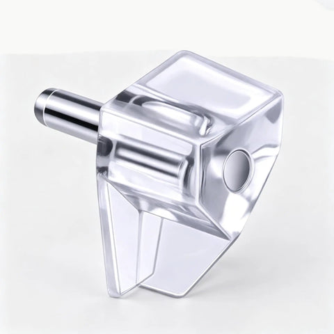 Clear 5mm Plastic Shelf Pegs 20 Pack Self Locking Clips for Kitchen Cabinets Bookshelves Closet Furniture Replacement Pins