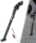 Aluminum Dirt Bike Kickstand For CRF250R CRF450X CRF450R CR125 CR250 Motorcycles Lightweight Rust Resistant Side Stand installed on bike