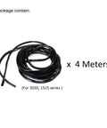 Tight Fitting Aluminum Extrusion T Slot Covers And Slick Seal Strips For 3030 1515 4040 Profiles Fits 8mm T Slot Or V Groove Delivers Bulletproof Grime Shield For Spotless Shop Rails 4 Meter Length, coiled 4-meter black seal strip for 3030 and 1515 series.