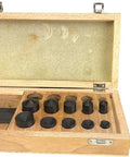 Disc Cutter Set For Jewelry Making Pro Grade Hardened Steel Punch Tools With Multiple Cutter Sizes in storage box