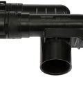 Top Shelf Dead On Heavy Duty Engine Coolant Thermostat Housing, black plastic direct replacement part for Hyundai Kia models.