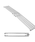 Heavy Duty Gravity Roller Conveyor 78 7 Inch Expandable Collapsible Portable Loading Unloading System For Warehouse Material Handling and Smooth Cartons Transport Without Electricity - View of the rollers.