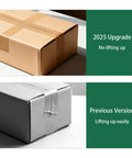 Cardboard box sealed with 6 Rolls Brown Packing Tape Bulk Pack 2 Inch By 55 Yards Kraft Paper Shipping Tape For Cardboard Boxes