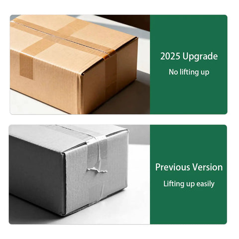 Cardboard box sealed with 6 Rolls Brown Packing Tape Bulk Pack 2 Inch By 55 Yards Kraft Paper Shipping Tape For Cardboard Boxes