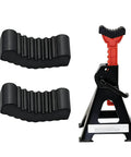 Two Pack 2 To 3 Ton Jack Stand Pads For Cars, Anti Slip Rubber Floor Jack Pad, Pinch Weld Protector, Heavy Duty, Black