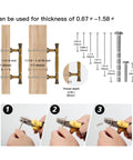 Antique Brass Kitchen Cabinet Pulls Set Of 6, 3 Inch Center To Center Solid Zinc Alloy Vintage Dresser Drawer Handles installation guide