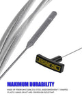 Powerstroke Oil Dipstick For Ford Super Duty 6 0 Diesel Engines 2003 To 2007 F250 F350 F450 F550, stainless steel and plastic