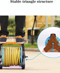 Portable Garden Hose Reel Cart With 50 Meter Hose And Nine Setting Spray Nozzle Rolling Water Storage Rack for stable triangle structure.