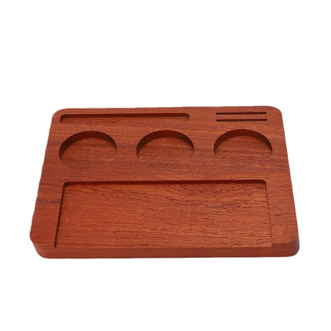 Pro Level Premium Solid Wood Coffee Tamper Kit With Heavy Duty Tamping Station Barista Espresso Press Accessories Built Tough And Lookin Real Sharp, wooden tamper station.