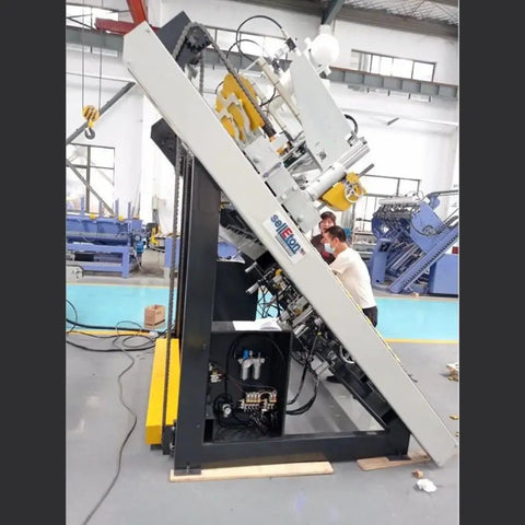 Heavy Duty Semi Auto Pallet Making Machine Smooth Operator That Crushes Out Four Hundred Pallets Daily With Zero Sweat For High Volume Manufacturing Workflows And Small Shop Businesses Ready To Scale Fast