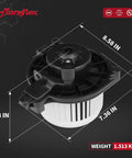 Front Blower Motor For Toyota Tacoma 2005 Through 2015 Replacement Fan OE 700188 dimensions