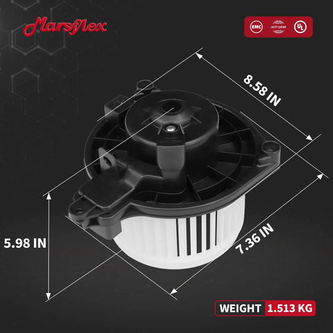 Front Blower Motor For Toyota Tacoma 2005 Through 2015 Replacement Fan OE 700188 dimensions