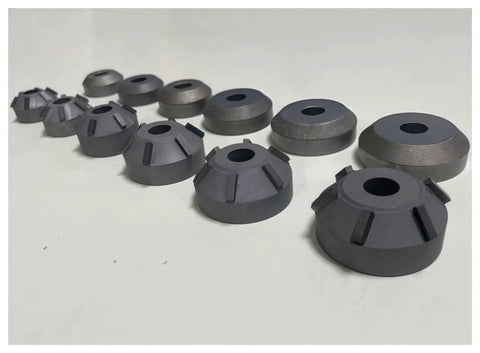 Heavy Duty 45 Degree Hard Alloy Valve Seat Grinding Wheel Reamer For Automotive Engine Maintenance Tool 27-40mm Size Range Fits Tough Jobs, set of cutters