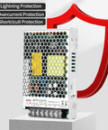 Beefy 24V 6.5A Enclosed Switching Power Supply 156W with protection features
