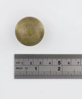 Rock Solid Vintage Antique Brass Cabinet Knobs For Dressers And Drawers Heavy Duty Zinc Alloy Build with 1.16 inch diameter.