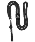 Golf Swing Tempo Trainer With Weighted Rope Training Aid for warm ups, featuring black rope and grip handle