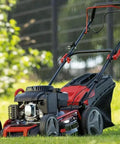 Lawn mower on grass emphasizing durable power transmission, complementing Heavy Duty V Belt Replacement For 532131264 531005026 And 544238901 Built Tough For Heavy Equipment And Industrial Machinery Delivers Smooth Power Transmission And Long Lasting Drive Reliability
