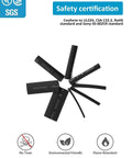 Heat Shrink Tubing Kit 650 Pieces Black 2 To 1 Shrink Ratio Wire Wrap Set For Electrical Cables UL and SGS Certified