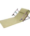 Power Lifting Backrest For Bed With Remote Control, 80 Degree Adjustable Electric Recliner, 661 Pounds Heavy Duty Capacity in green fabric.