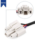Detail view of connector for 12V 4W Freezing Fan Motor Replacement ZWF-04-4 50240401000P Universal Fit For Refrigerators Durable High Quality
