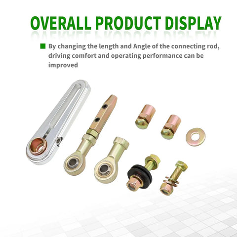 Adjustable Column Shift Linkage Kit ACA-1800 components display for 350 400 700R4 4L60 4L60E 4L80E transmissions replacement D292 SHLTH400 CB5010
