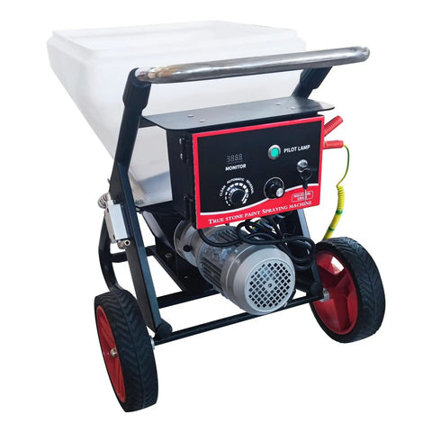 Badass Heavy Duty Mortar Spraying Machine With 48L Hopper For Putty Cement Grouting And Plaster Application Adjustable Output Built Tough For Pro Construction Sites Daily Use