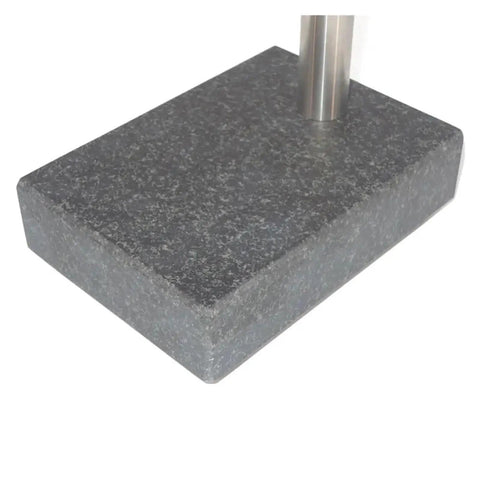 Beefy Height Gauge Stand For Precision Machining 200 X 150 X 50 Mm Base With Granite Marble Platform Dial Indicator Support Vernier Readings Lockable Slide Fine Adjustment Thumb Roll For Fast, Rock Solid Measurements, granite base
