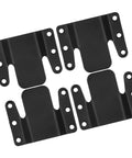 Straight Shooter Sectional Couch Connectors For Modular Sofa Setup, pack of 4 heavy duty black clips for furniture.