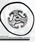 Drive Belt And Clutch Assembly Kit 544908406 503744406 For K770 Cut Off Saw 2011 2017 Replacement Part