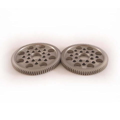 Metal 48P Spur Gear 80T Upgrade For Sakura D3 S Xi XIS 1/10 On Road Drift RC Car Belt Drive And Shaft Drive Compatibility pair