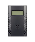 Stay Powered Up And Crushing Grid Failures Like A Boss With Rock Solid 1500VA 800W UPS Battery Backup showing compact black design with LCD.
