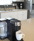 Water Reservoir Lid With Vent Replacement Tank Cover For K Supreme Plus Coffee Maker on kitchen counter