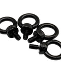 Heavy Duty M10 304 Stainless Steel Lifting Eye Bolts Set Of 4 With Machinery Shoulder Design For Industrial Use Secure Load Lifting
