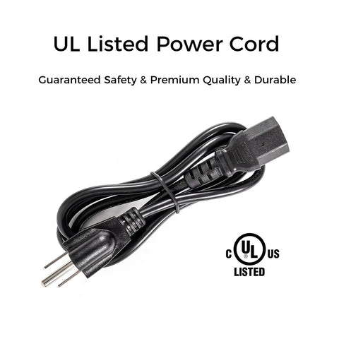 3 Prong Replacement Power Cord For Instant Pot And All Your Favorite Kitchen Appliances UL Listed Cable