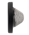 Side view of RV Heavy Duty Screen Washer Filter 2 Pack Replacement For Garden Hose And City Water Fill Inlets 1 Inch Universal Fit