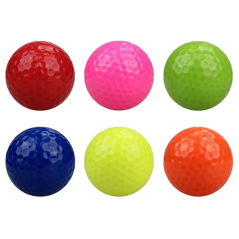 Bright Colored Mini Golf Balls Eight Pack For Practice And Fun For All Golfers Indoor And Outdoor Training With High Visibility Colors