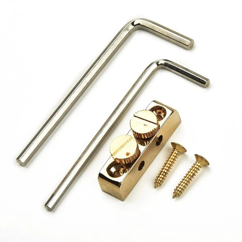 Headstock Mounted Allen Key Wrench Holder For Tremolo Guitars And Basses With Mounting Screws Includes Two Allen Wrenches Metal