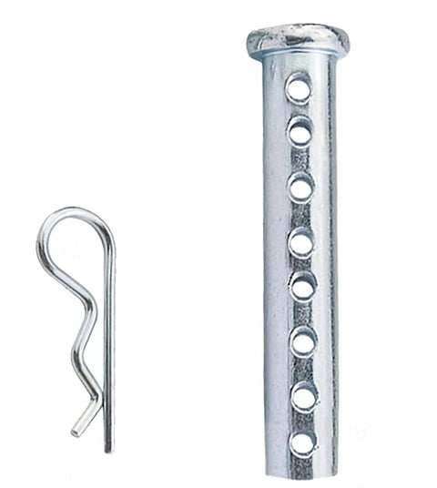 4 To 20 Pack Multi Hole Porous Eye Pins And Adjustable Clevis Pins Kit For Farm Gear And Diesel Engine Accessories Heavy Duty Zinc Coated Steel Fasteners For Machinery Maintenance, zinc steel pin and clip