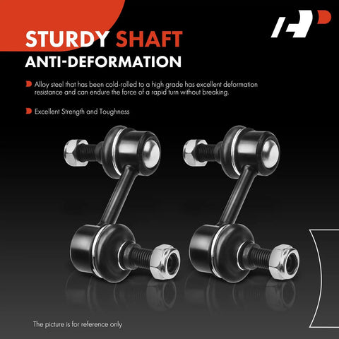 Front Sway Bar End Links 2 Piece Set For Nissan Pathfinder Armada Titan Infiniti QX80 QX56 Stabilizer Links metal construction