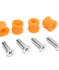Orange rubber spacers and metal screws for Universal Mini Drill Press Vise Clamp For Jewelry And DIY Projects Table Bench Vise