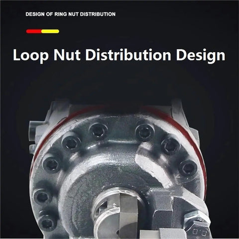 Electric Hydraulic Rebar Bender And Shear Cutter RC 20 Model showcasing loop nut distribution design and high durability.