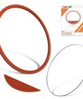 Midmark M11 door gasket kit; orange silicone door and dam gaskets with support wires, MewGulf manual