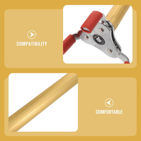 Kick The Ladder Aside With This No Sweat Smoke Detector Removal Tool Featuring A Smooth Aluminum Claw For Quick Ceiling Fire Alarm Takedown And Stress Free Diy Repairs At Home Or Work, showing compatibility and comfort features.