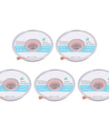 Premium Solder Wick Braid 5-Piece Copper Desoldering Wire Kit 1.5m Length 3.5mm Width for PCB Repair